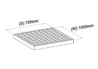 700x1000 SP-Gitterrost (30x2, 34/38, feuerverzinkt)
